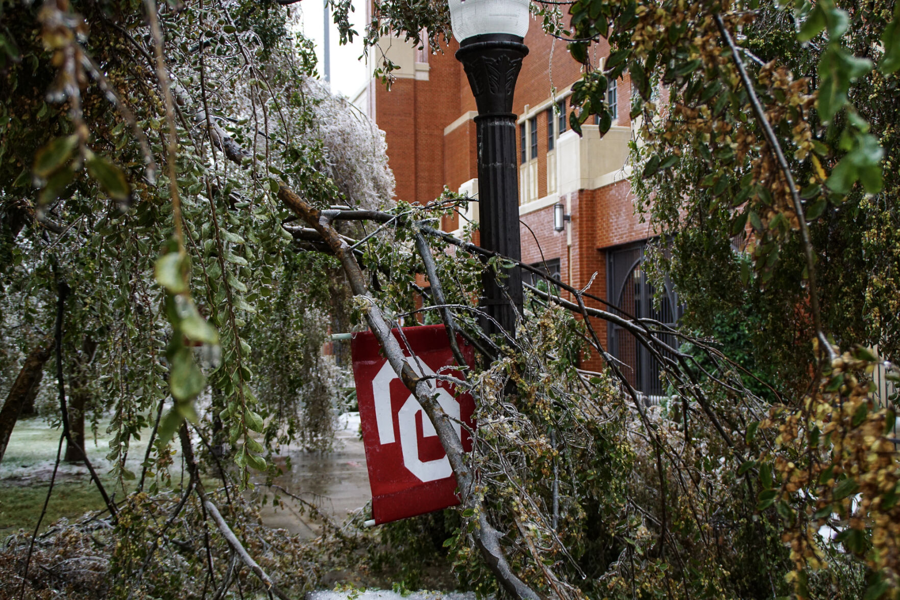 Broken OU flag